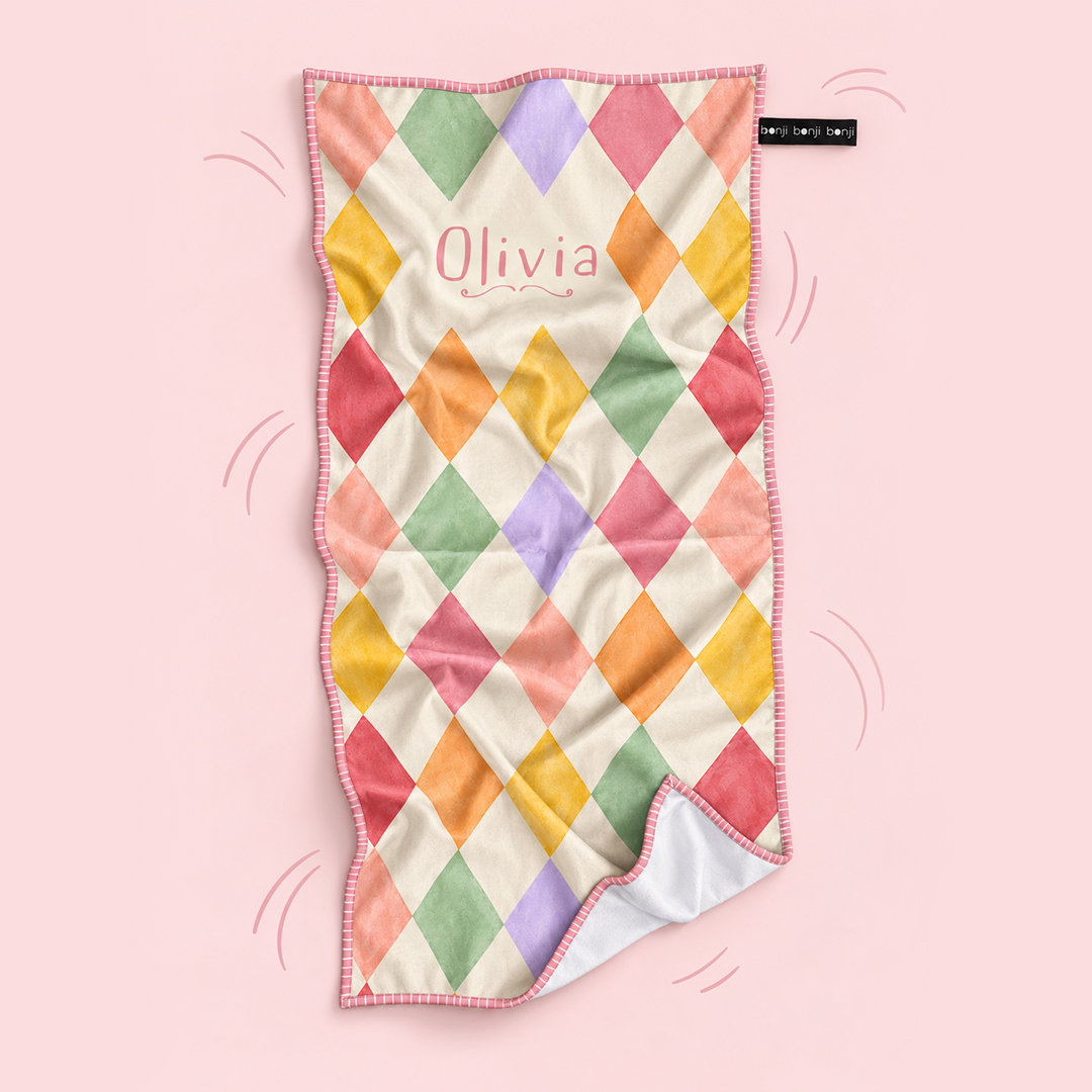 Pastel Jewels Kids Towel Girls - Image 2